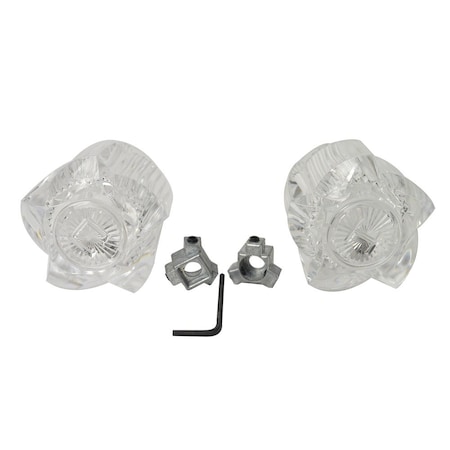 Thrifco Plumbing Fit-All Clear Tub/Shower Handle Replaces Danco 80852 4401578